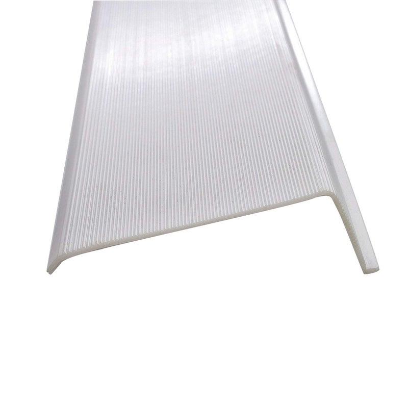 BEAM Lighting Plastics Your Diffuser Source Beam Lighting Under Cabinet Light Cover Replacement | White Ribbed Acrylic Diffuser (L-Shaped, 24") - Image 1